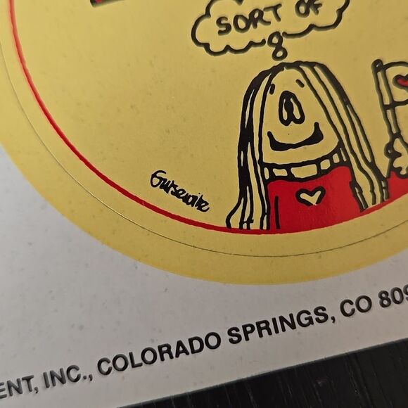 Humorous Cartoon Sticker Set 6 80s Catht Colorful Collect Y2k Hunkette Rare - Picture 7 of 14